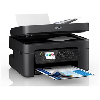 Epson WorkForce WF-2950DWF - Imprimante multifonctions - couleur - jet d'encre - 216 x 297 mm (original) - A4/Letter (support) - jusqu'à 10 ppm (impression) - 100 feuilles - 33.6 Kbits/s - USB 2.0, Wi-Fi(n)