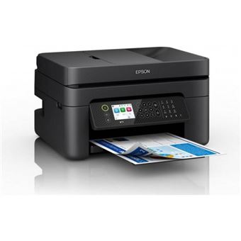 Epson WorkForce WF-2950DWF - Imprimante multifonctions - couleur - jet d'encre - 216 x 297 mm (original) - A4/Letter (support) - jusqu'à 10 ppm (impression) - 100 feuilles - 33.6 Kbits/s - USB 2.0, Wi-Fi(n)