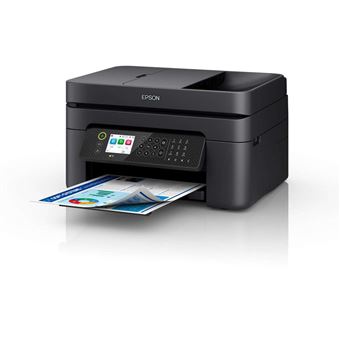 Epson WorkForce WF-2950DWF - Imprimante multifonctions - couleur - jet d'encre - 216 x 297 mm (original) - A4/Letter (support) - jusqu'à 10 ppm (impression) - 100 feuilles - 33.6 Kbits/s - USB 2.0, Wi-Fi(n)