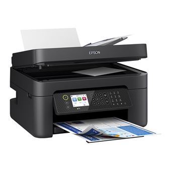 Epson WorkForce WF-2950DWF - Imprimante multifonctions - couleur - jet d'encre - 216 x 297 mm (original) - A4/Letter (support) - jusqu'à 10 ppm (impression) - 100 feuilles - 33.6 Kbits/s - USB 2.0, Wi-Fi(n)