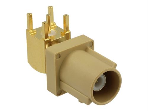 Delock FAKRA I plug 90° PCB - Modulair insteeksel - FAKRA I - beige, RAL 1001