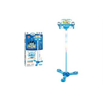 Machine de karaoké pour enfants avec 2 microphones support réglable