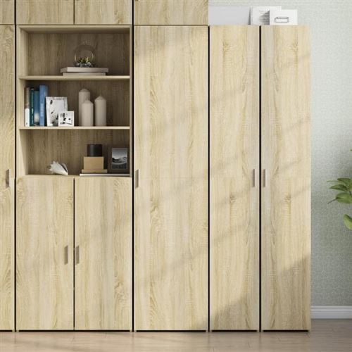 Vidaxl Buffet Haut Chêne Sonoma 45X42,5X185 Cm - Image 2