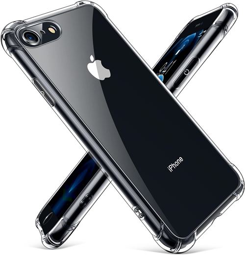 Coque protection pour Apple iPhone 16e / SE 4 2025 5G Souple Transparente Bumper en tpu avec bords renforcés XEPTIO