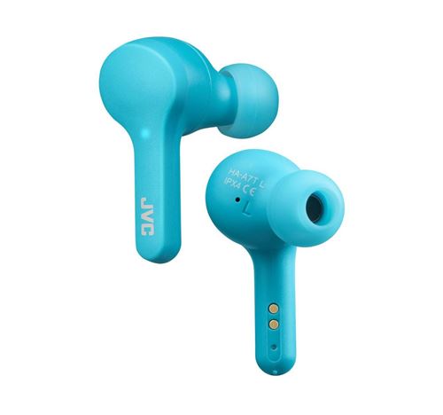 Ecouteurs Jvc Ha-A7T-An-U Sans Fil Bluetooth 5.0 Intra Auriculaire Étanche Bleu