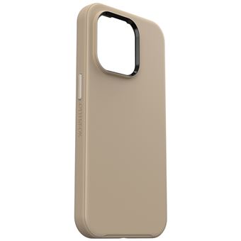 Coque antichoc OtterBox Symmetry + MagSafe pour iPhone 14 Pro Marron Beige