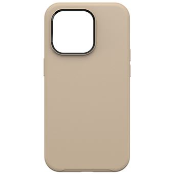 Coque antichoc OtterBox Symmetry + MagSafe pour iPhone 14 Pro Marron Beige