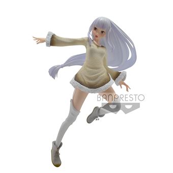 Figurine Banpresto 8453 Re: Zero Startng Life In Another World Espresto Furry Materials Emilia 21 cm