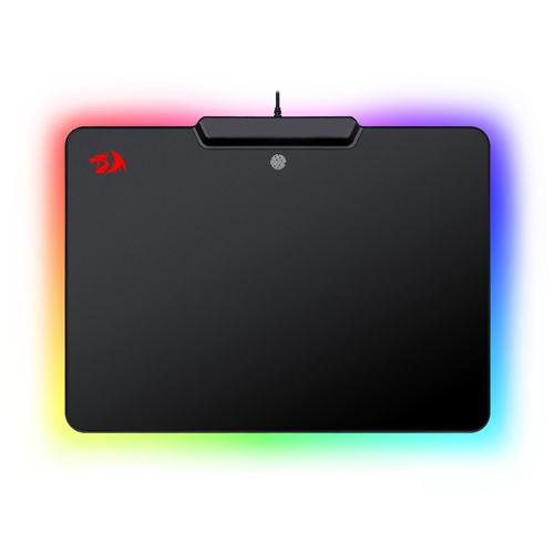 REDRAGON Epeius RGB P009 Tapis de souris de jeu Noir, Translucide - Neuf