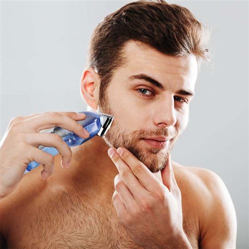 Tondeuse professionnelle à lame en T sans fil, Tondeuse à cheveux, Rasoir à  barbe rechargeable LCD - Bronze - Tondeuse homme à la Fnac