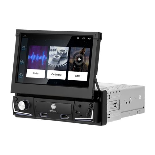 Gearelec Autoradio7 Pouces Android13 avec Carplay WiFi GPS Navigation Bluetooth RDS FM 2+32Go