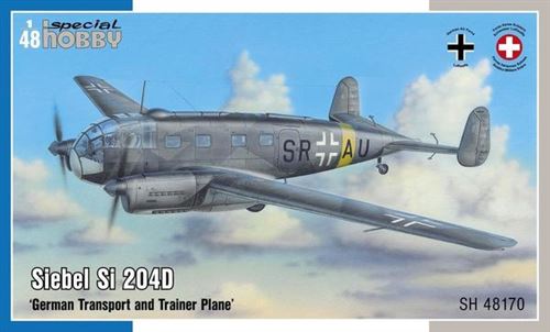 Siebel Si 204d German Transport And Trainer Plane - 1:48e - Special Hobby