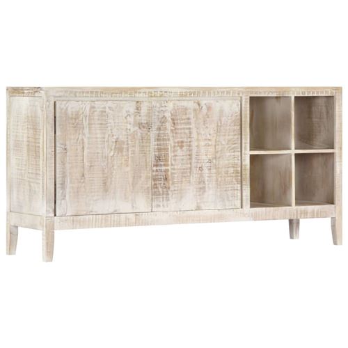 vidaXL Buffet 160 x 40 x 76 cm Bois massif de manguier