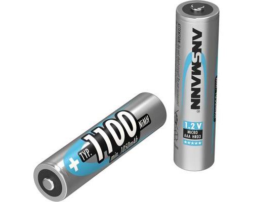 Ansmann maxE HR03 Pile rechargeable LR3 (AAA) NiMH 1100 mAh 1.2 V