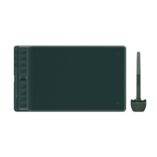 HUION H951P Inspiroy 2 M Tablette Graphique Stylet Numérique PW110 8 Touches de Raccourci + 3 Touches de Groupe + 1 Curseur - Vert
