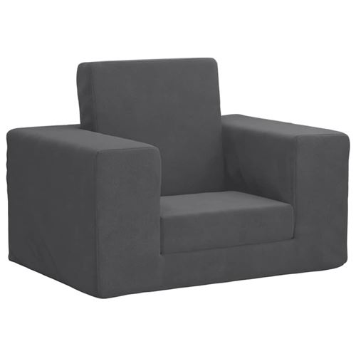 vidaXL - Canapé lit pour enfants - Anthracite - Image 2