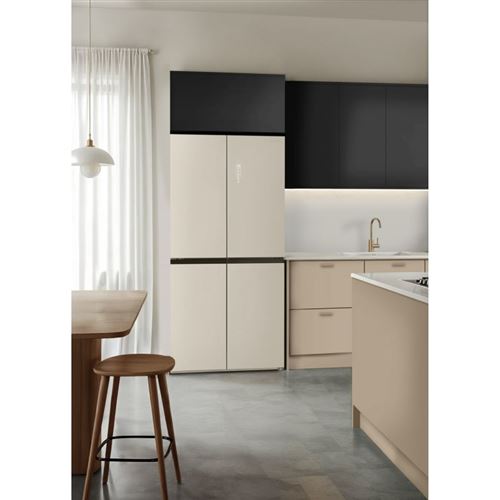  FRIDGE STUDIO CROSS DOOR 503 - R&eacute;frig&eacute;rateur &agrave; portes crois&eacute;es 4 portes 503L No Frost avec Care+ - Blanc cass&eacute; 