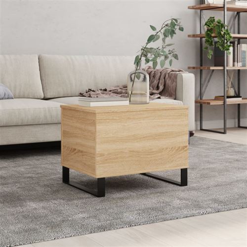 Vidaxl Table Basse - Chêne Sonoma 60X44,5X45 Cm - Image 3