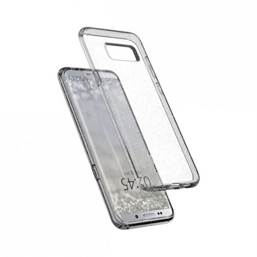 Coque Galaxy S8 Plus Spigen Liquid Crystal Shine transparent