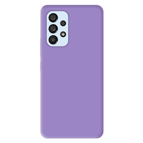 Coque silicone unie Mat Violet compatible Samsung Galaxy A53 5G