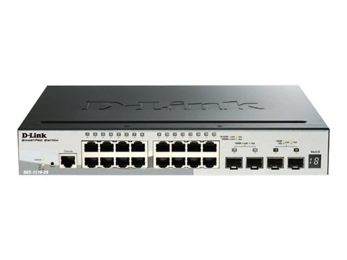 D-Link SmartPro DGS-1510-20 - commutateur - 20 ports - Géré - Montable sur rack