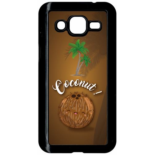 Coque Samsung Galaxy J2 Coconut Fond Marron