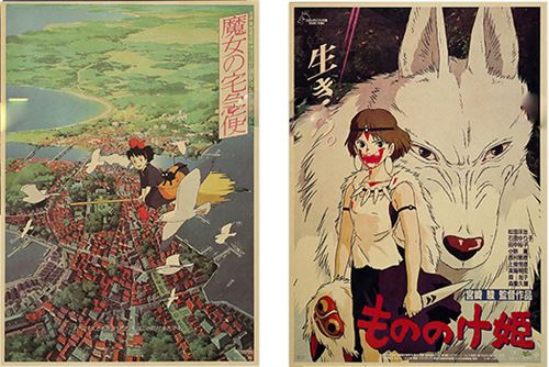 Serre-livres Studio Ghibli Kiki, Mononoke, Ponyo et plus Cadeau pour les  fans du Studio Ghibli Renseignez-vous sur les commandes et lart  personnalisé -  France