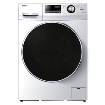 Haier HW90-B14636N - Machine à laver - largeur : 59.5 cm - profondeur : 60 cm - hauteur : 85 cm - chargement frontal - 55 litres - 9 kg - 1400 tours/min - blanc