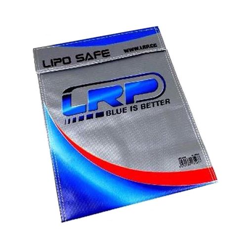 sac ignifugé pour batterie lipo modélisme 23 x 30 cm - lrp blue is better