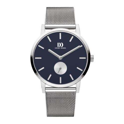 Danish Design Montre Homme IQ68Q1219 Bleu, Argent