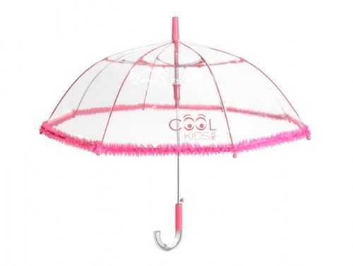 Perletti parapluie enfant rose/transparent 74 cm