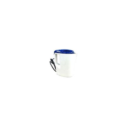 Htc Bouilloire Electrique 24V 1 Litre 250W Blanc et Bleu