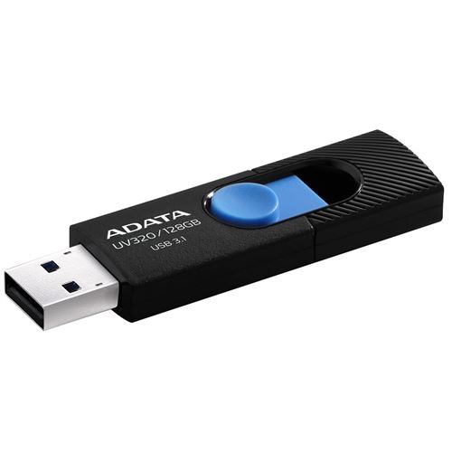 ADATA UV320 - Cl&eacute; USB - 128 Go - USB 3.1 - Noir/bleu