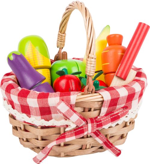 Small Foot panier pique-nique avec nourriture 16 cm 10 pièces
