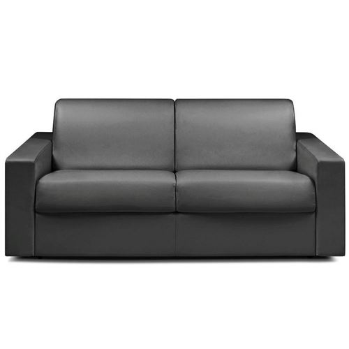 Canapé convertible NIGHT RAPIDO revêtement polyuréthane graphite couchage 140* 197 cm