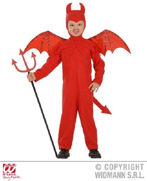 Déguisement Diable Enfant Rouge (3/4 ans)