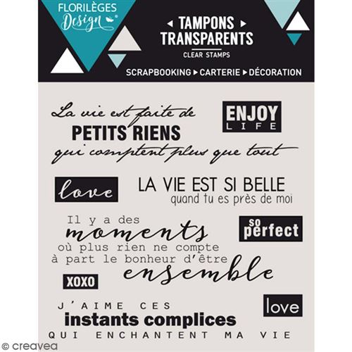 Tampons clear Petits riens - 9 pcs