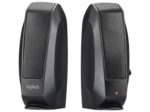 Logitech S-120 - Haut-parleurs - pour PC - 2.3 Watt (Totale) - noir