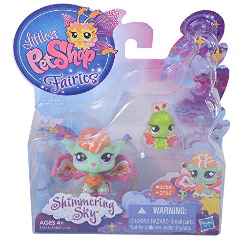 Littlest Pet Shop, les fées, ciel scintillant, fée Sunscape et coccinelle 2704 ...