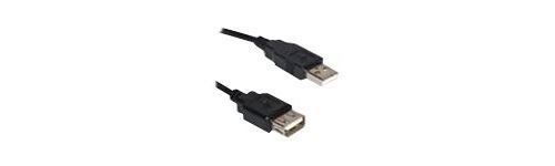 D2 DIFFUSION D2RALUSB300 Câble USB 2.0 A Mâle/Type A Femelle 3 m Noir