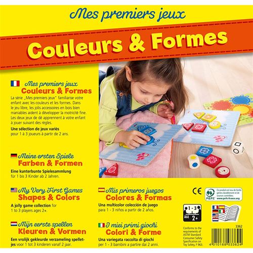 HABA Colo Colorines – Jeu De Société Couleur Pour 1-4 Joueurs – Dès 3 Ans – Variante Coopérative – Figurine En Hêtre – Fabriqué En Allemagne