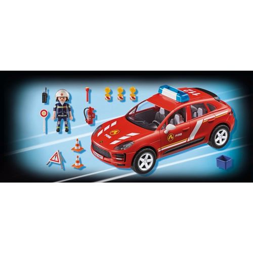 27% sur PLAYMOBIL pompiers de Porsche Macan S (70277) - Playmobil
