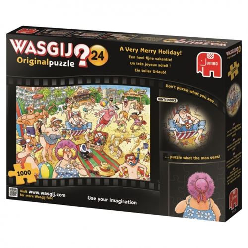 Puzzle 1000 Pièces : Wasgij 24 - Un très Joyeux Soleil, Jumbo