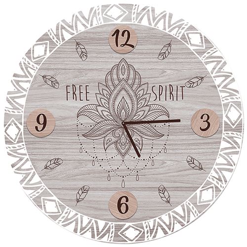 Pendule ronde Boho 60 cm