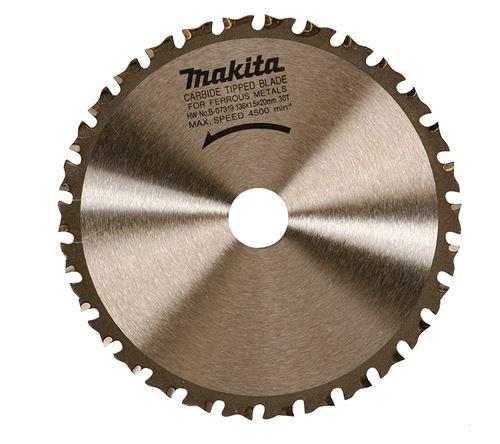 Makita B-07325 – Disque HM pour couper fines Plaques de metallo-136 x 20 x 1.4 mm Z50 pour le modèle BCS550