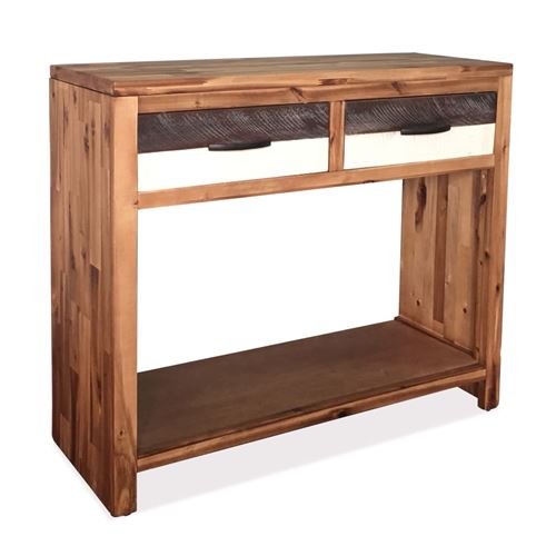 vidaXL Wandtafel 86x30x75 cm massief acaciahout