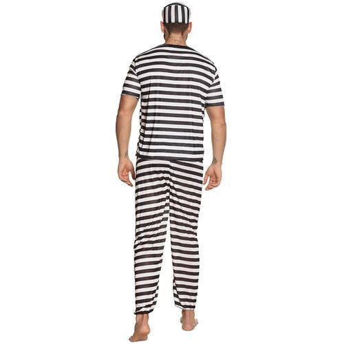Déguisement Prisonnier Homme M/l Blanc 83820 M/L - 83820 - Déguisement adulte - à la Fnac
