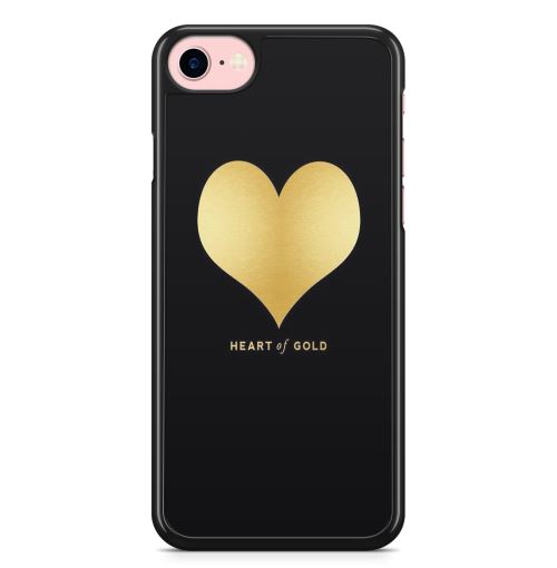 Coque Fifrelin pour iPhone 7 PLUS et iPhone 8 PLUS Heart of Gold Coeur Or