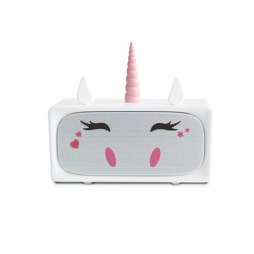 Enceinte Bluetooth Adorable Licorne - MOB - Puissance 6W - Stereo - Connexion sans fil - Kit Mains Libres