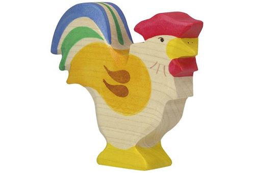 Holztiger - Figurine Coq - Bois - 3 ans - Image 2